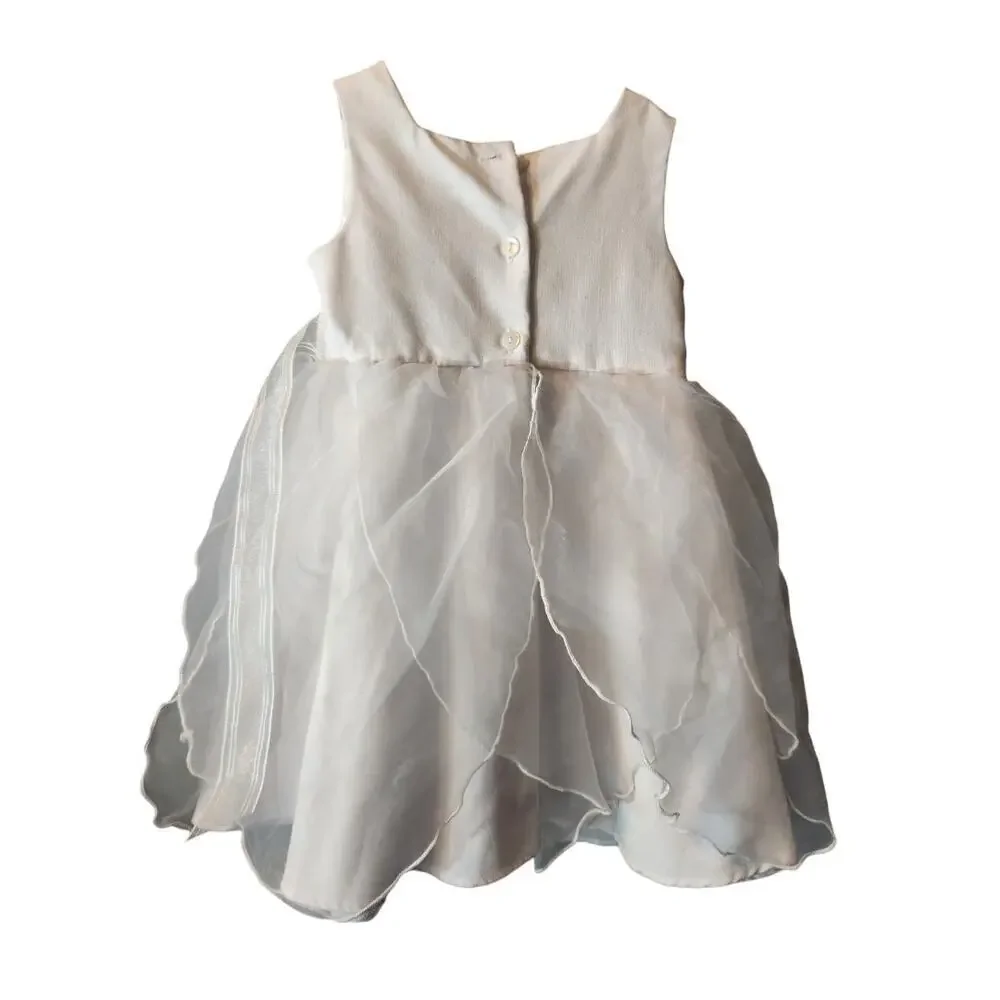 Younglands girl 4t white special occasion flower girl Pageant fairy dress